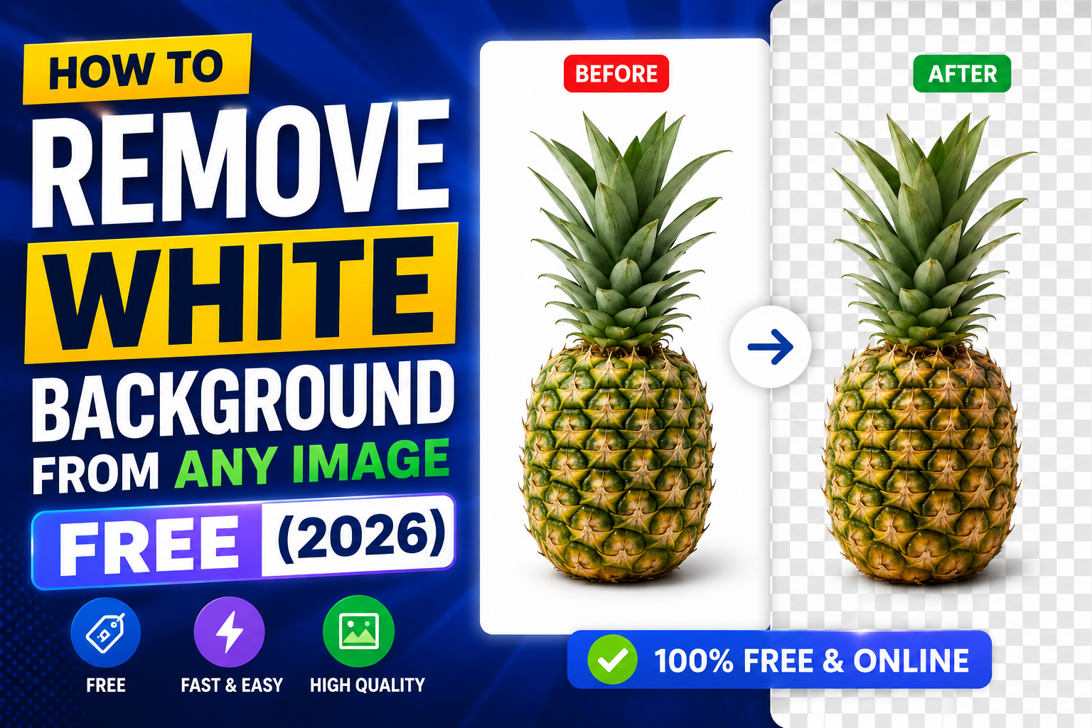 How to Remove White Background from Any Image Free (2026)